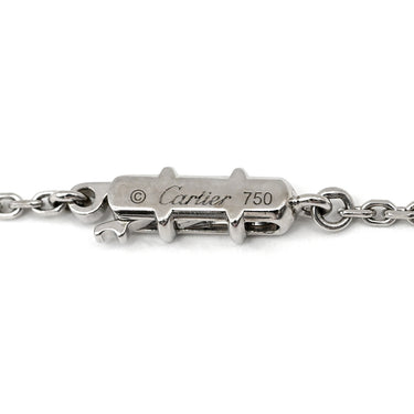 カルティエ Cartier Ｃハート ホワイトゴールド K18WG ネックレス 18金 750WG