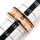 ブルガリ BVLGARI ビーゼロワン ロック B-zero1 2バンドリング ピンクゴールド×ブラック K18PG セラミック #53(JP13) リング 指輪 黒 750PG 18金 12.5号