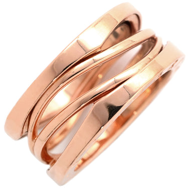 ブルガリ BVLGARI ビーゼロワン B-zero1 3バンドリング ピンクゴールド K18PG #52 リング 指輪 Au750 18K 18金 レジェンド 11.5号