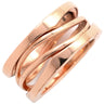 ブルガリ BVLGARI ビーゼロワン B-zero1 3バンドリング ピンクゴールド K18PG #52 リング 指輪 Au750 18K 18金 レジェンド 11.5号
