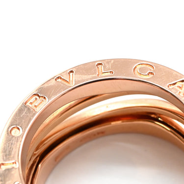 ブルガリ BVLGARI ビーゼロワン B-zero1 3バンドリング ピンクゴールド K18PG #52 リング 指輪 Au750 18K 18金 レジェンド 11.5号
