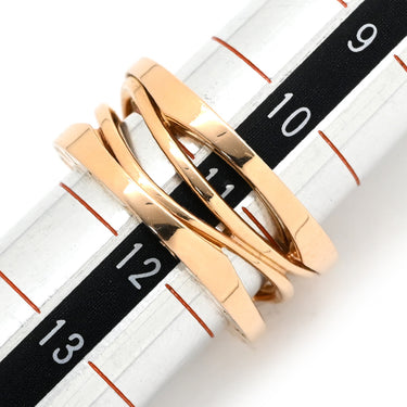 ブルガリ BVLGARI ビーゼロワン B-zero1 3バンドリング ピンクゴールド K18PG #52 リング 指輪 Au750 18K 18金 レジェンド 11.5号