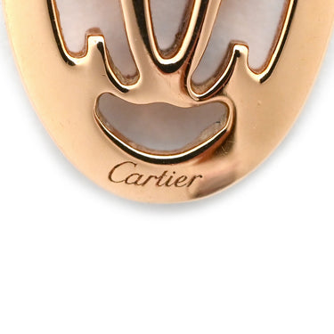 カルティエ Cartier ロゴ ドゥーブルC ピンクゴールド K18PG ダイヤモンド ネックレス 750PG K18 18金