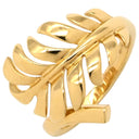 シャネル CHANEL プリュム ドゥ シャネル J10176 イエローゴールド K18YG #49(JP9) リング 指輪 750AU リーフ モチーフ 9号