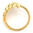 シャネル CHANEL プリュム ドゥ シャネル J10176 イエローゴールド K18YG #49(JP9) リング 指輪 750AU リーフ モチーフ 9号