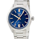 腕時計 タグホイヤー TAG Heuer カレラ キャリバー7 デイト WBN2311.BA0001 自動巻き メンズ レディース 新品同様 ブルー 青