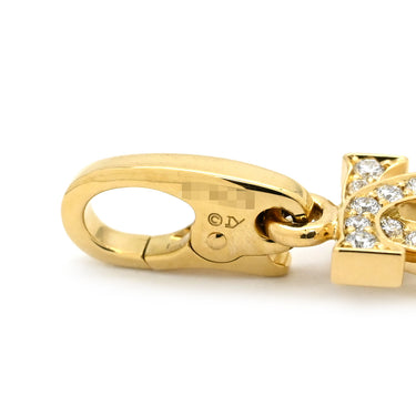 カルティエ Cartier 2Cチャーム ダイヤ B3010200 イエローゴールド K18YG ダイヤモンド ペンダントトップ ネックレストップ 750 18K 18金