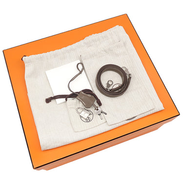 エルメス HERMES ボリード31 エトゥープ トリヨンクレマンス 2WAYバッグ シルバー金具 グレージュ ショルダー