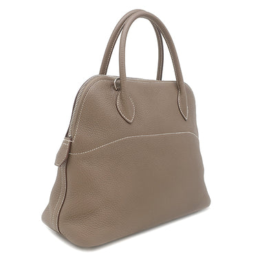 エルメス HERMES ボリード31 エトゥープ トリヨンクレマンス 2WAYバッグ シルバー金具 グレージュ ショルダー