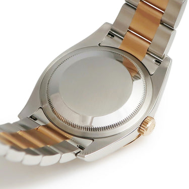 腕時計 ロレックス ROLEX デイトジャスト ターノグラフ 116261 D番 自動巻き メンズ D番 K18PG×SS コンビ 回転ベゼル オイスターブレス