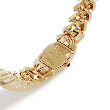 腕時計 カルティエ Cartier マイヨン ドゥ カルティエ SM WGBJ0002 クオーツ レディース K18YG無垢 スモールモデル 青針