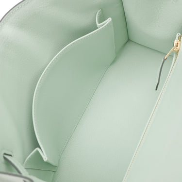 エルメス HERMES ケリー25 外縫い ヴェールペパーミント ヴォーエプソン 2WAYバッグ シャンパンゴールド金具 新品 未使用 薄緑 ショルダー ハンドバッグ