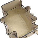 ロエベ LOEWE ハンモック ミニ ベージュ キャンバス レザー 2WAYバッグ シルバー金具 ハンドバッグ ショルダー