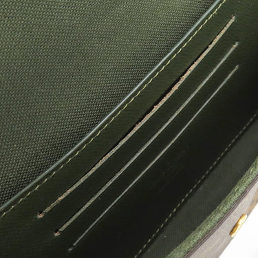 ルイヴィトン LOUIS VUITTON ミルティ ポシェット フェリシー M80091 モノグラム モノグラムキャンバス ショルダーバッグ ゴールド金具 茶 緑 カーキ