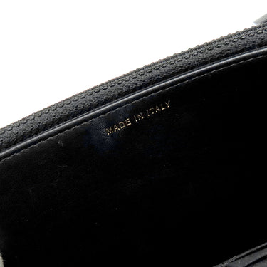 シャネル CHANEL ボーイシャネル ブラック キャビアスキン チェーンウォレット シャンパンゴールド金具 黒 チェーンショルダー