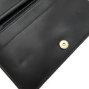 シャネル CHANEL ボーイシャネル ブラック キャビアスキン チェーンウォレット シャンパンゴールド金具 黒 チェーンショルダー