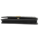 シャネル CHANEL ボーイシャネル ブラック キャビアスキン チェーンウォレット シャンパンゴールド金具 黒 チェーンショルダー