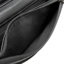 シャネル CHANEL ボーイシャネル ブラック キャビアスキン チェーンウォレット シャンパンゴールド金具 黒 チェーンショルダー