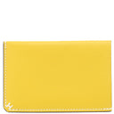 エルメス HERMES Hセリエ ジョーヌナプル エバーカラー カードケース 黄色