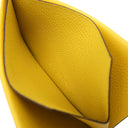 エルメス HERMES Hセリエ ジョーヌナプル エバーカラー カードケース 黄色