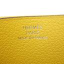 エルメス HERMES Hセリエ ジョーヌナプル エバーカラー カードケース 黄色