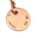 エルメス HERMES エルメス クルー ドゥ H PM ピンクゴールド K18PG ダイヤモンド ネックレス ダイヤモンド スタッド