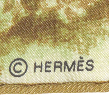 エルメス HERMES カレ90 CARRE ゴールド系 シルク スカーフ 【TIGRE DU BENGALE/ベンガルの虎】