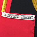 エルメス HERMES カレ90 CARRE レッド×ブラック×イエロー シルク スカーフ 【Tigre Royal/王者の虎】