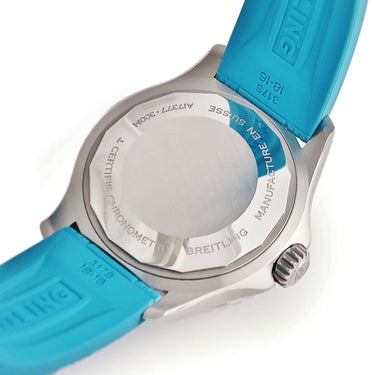 腕時計 ブライトリング BREITLING スーパーオーシャン オートマチック 36 A17377211C1S1 自動巻き メンズ レディース ターコイズブルー