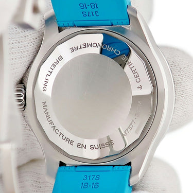 腕時計 ブライトリング BREITLING スーパーオーシャン オートマチック 36 A17377211C1S1 自動巻き メンズ レディース ターコイズブルー