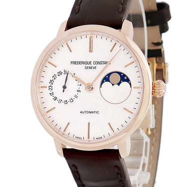 腕時計 フレデリック・コンスタント FREDERIQUE CONSTANT スリムライン ムーンフェイズ マニュファクチュール FC-702V3S4 自動巻き メンズ デイト