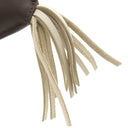 エルメス HERMES ロデオPM ショコラ×クレ×ローズダーリン アニューミロ バッグチャーム 新品 未使用 茶 オフホワイト ピンク