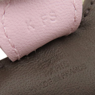 エルメス HERMES ロデオPM ショコラ×クレ×ローズダーリン アニューミロ バッグチャーム 新品 未使用 茶 オフホワイト ピンク