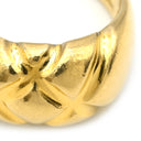 セリーヌ CELINE キルティング イエローゴールド K18YG ルビー リング 指輪 AU750 18K 1Pルビー 10号