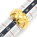 セリーヌ CELINE キルティング イエローゴールド K18YG ルビー リング 指輪 AU750 18K 1Pルビー 10号