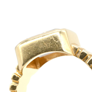 スタージュエリー STAR JEWELRY ゴールド K14 ルビー リング 指輪 Au585 14K 14金 ルビー レッド 赤 時計型 バゲットカット 12号