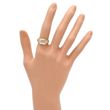 スタージュエリー STAR JEWELRY ゴールド K14 ルビー リング 指輪 Au585 14K 14金 ルビー レッド 赤 時計型 バゲットカット 12号