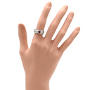 ノンブランド NON BRAND ルビー ダイヤリング プラチナシルバー Pt900 ルビー ダイヤモンド リング 指輪 レッド 赤 10号