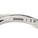 ノンブランド NON BRAND ルビー ダイヤリング プラチナシルバー Pt900 ルビー ダイヤモンド リング 指輪 レッド 赤 9.5号