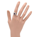 ノンブランド NON BRAND ルビー ダイヤリング プラチナシルバー Pt900 ルビー ダイヤモンド リング 指輪 レッド 赤 9.5号