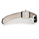 腕時計 カルティエ Cartier タンク フランセーズ SM W5001256 クオーツ レディース K18WG無垢 角型 アイボリー ローマン 青針