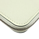 エルメス HERMES アザップロング シルクイン ヴェールフィズ ヴォーエプソン 長財布 シルバー金具 新品 未使用 薄緑 ラウンドファスナー