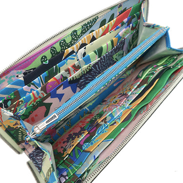 エルメス HERMES アザップロング シルクイン ヴェールフィズ ヴォーエプソン 長財布 シルバー金具 新品 未使用 薄緑 ラウンドファスナー