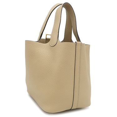 エルメス HERMES ピコタンロックPM トレンチ トリヨンクレマンス ハンドバッグ ゴールド金具 新品 未使用