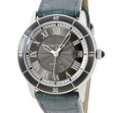 腕時計 カルティエ Cartier ロンド クロワジエール ドゥ カルティエ WSRN0003 自動巻き メンズ ダークグレー ギヨシェ デイト ローマ