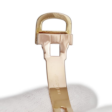 カルティエ Cartier 純正 イエローゴールド×ピンクゴールド K18YG K18PG 腕時計パーツ 12mm幅対応 フォールディング Dバックル パーツ 替え 交換 予備 ゴールド