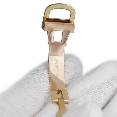 カルティエ Cartier 純正 イエローゴールド×ピンクゴールド K18YG K18PG 腕時計パーツ 12mm幅対応 フォールディング Dバックル パーツ 替え 交換 予備 ゴールド