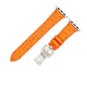 エルメス HERMES 純正 アップルウォッチ 41mm用 ラバーベルト オレンジ ラバー ステンレススチール 腕時計パーツ ストラップ 20ｍｍ キリム オレンジ バックル付 金具付