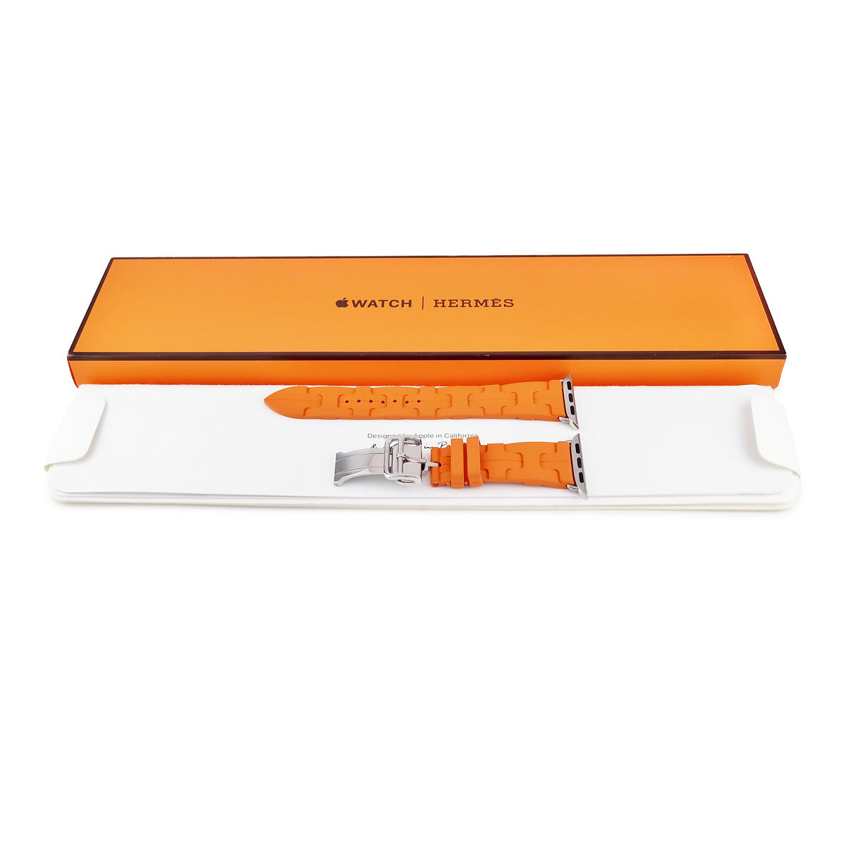 エルメス HERMES 純正 アップルウォッチ 41mm用 ラバーベルト オレンジ エルメス HERMES 純正 アップルウォッチ 41mm用 ラバーベルト オレンジ