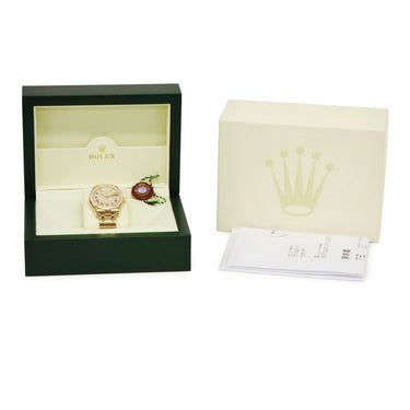 腕時計 ロレックス ROLEX デイデイト パールマスター 18948 M番 自動巻き メンズ OH済 M番 K18YG無垢 純正ダイヤ パヴェ ローマン